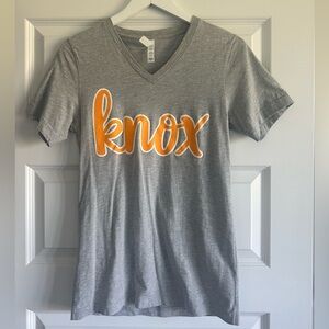 Give Her Six Tennessee Volunteers Knox V-neck Tee